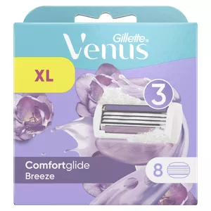 Gillette Venus ComfortGlide Breeze Skustuvo Keičiamos Galvutės, 8 vnt