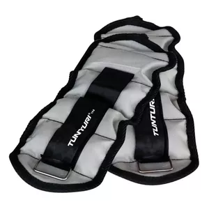 Wrist weights Tunturi 14TUSFU118 1 kg (2×0.5 kg) Grey Neoprene