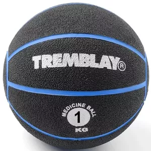 Svorinis kamuolys Medicine Ball 1kg D17,5cm Blue mėtymui