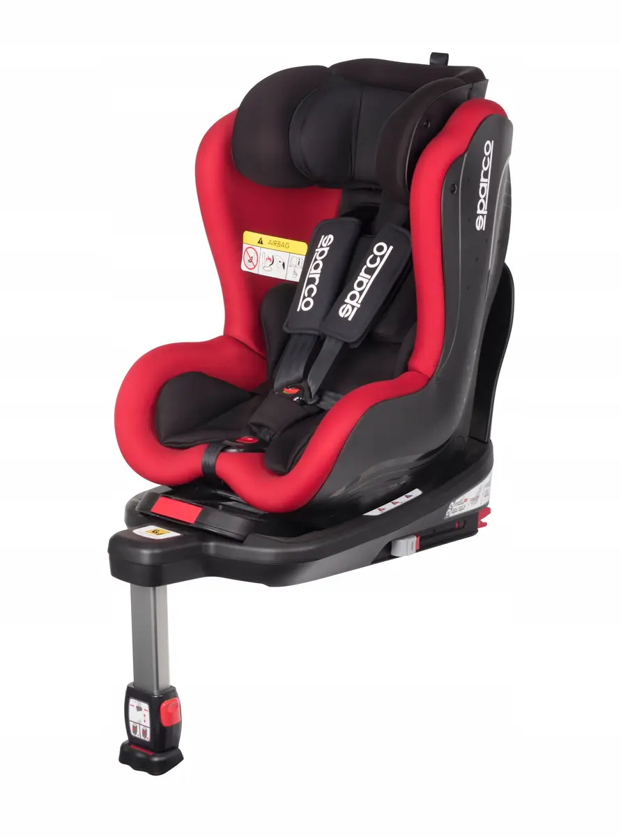 Sparco SK500i SK500IRD Bērnu autosēdeklis Melns-sarkans