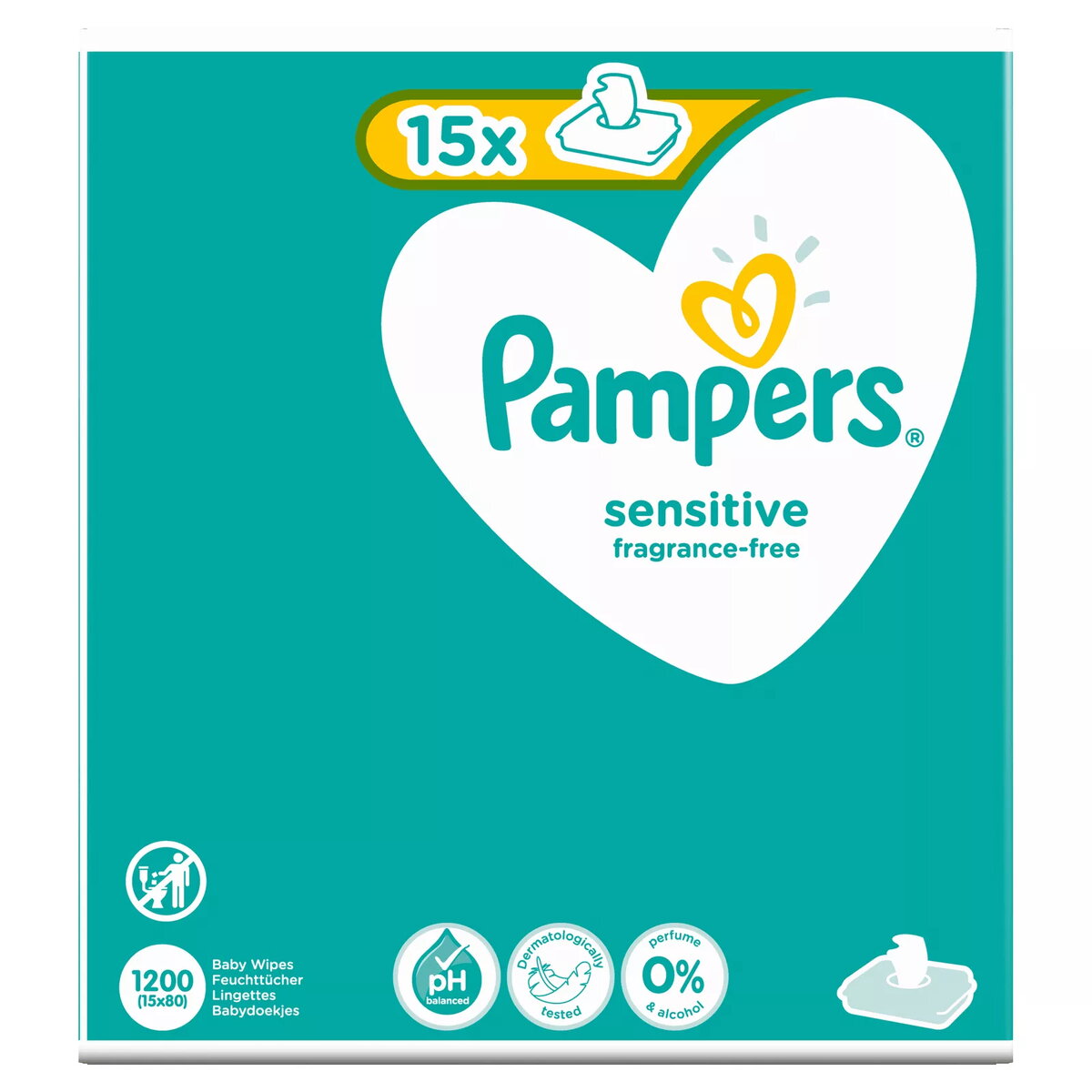 Mitras bērnu salvetes Pampers Sensitive 8001841063188