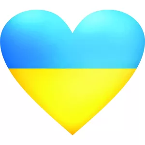 Lipdukas "Širdis Ukraina"