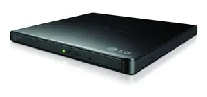 Ārējais USB 2.0 optiskais disks HITACHI-LG GP57EB40 — DVD±RW, DVD±R 8x, CD 24x, M-DISC atbalsts