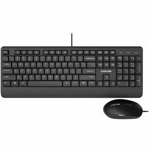 Проводной комплект клавиатура и мышь CANYON CNE-CSET4-RU