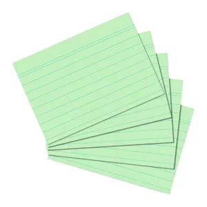 Index Card Herlitz 1150655 Green 100 sheets 1 pc