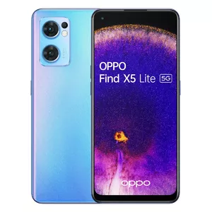 OPPO Find X5 Lite 16,3 cm (6.43") Divas SIM kartes Android 12 5G USB Veids-C 8 GB 256 GB 4500 mAh Zils