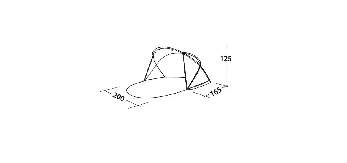 Tent easy camp Shell 120434 — 2-person tent Photo 2