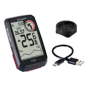 Sigma Sport 01060 velosipēda dators 6,1 cm (2.4") Bezvadu velodators Melns