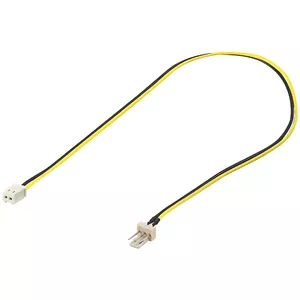 Goobay PC Power Cable Adapter 3-Pin to 2-Pin 0.3 m