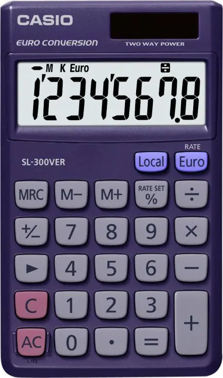 Calculator Casio SL-300VERA Photo 2