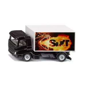 Toy truck Siku Sixt with box body, metal and plastic construction, suitable for ages 3+