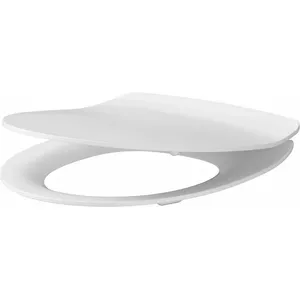 Toilet seat CERSANIT Delfi K98-0138 white plastic, standard round/oval fit