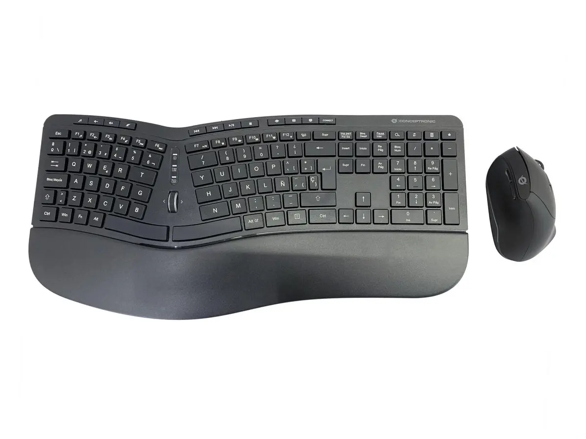 Bezvadu ergonomiskais tastatūras un peles komplekts Conceptronic ORAZIO ERGO Photo 6