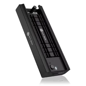 SSD enclosure ICY BOX IB-180MC-C31 — M.2 (PCIe/SATA), 10 Gbit/s, up to 2 TB, USB-C, black