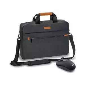 Сумка для ноутбука PEDEA ELEGANCE Pro 43,9 см (17,3") с мышью, серая - чехол для ноутбука