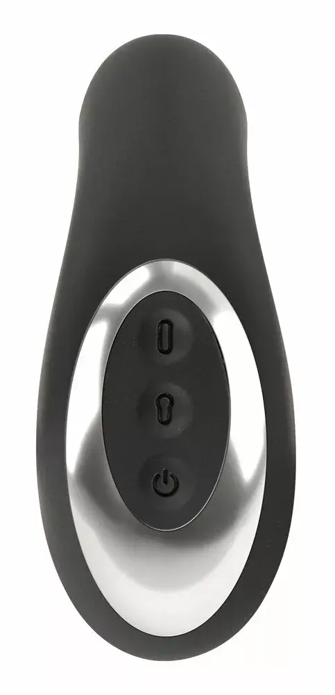 Анальная вибровтулка Rebel Silicone Black — надуваемая пробка Photo 4