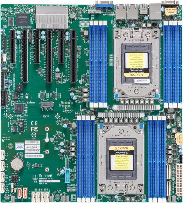 Pamatplate Supermicro MBD-H12DSI-NT6, AMD EPYC, Socket