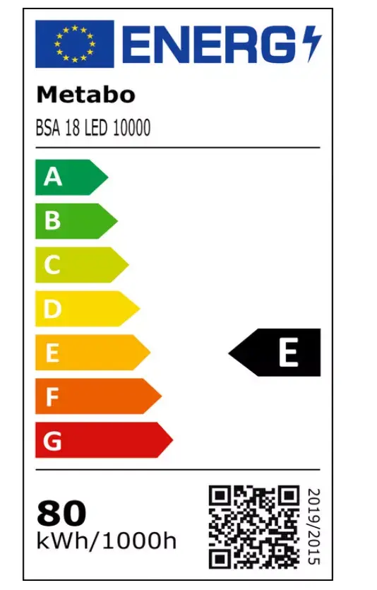 Напольный светильник Metabo BSA 18 LED 10000 Photo 5