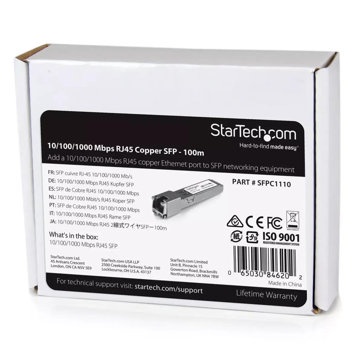 StarTech.com SFP Copper Transceiver SFPC1110 Photo 5