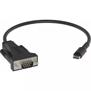 Vision TC-USBCSER/BL seriālais kabelis Melns RS-232 USB-C