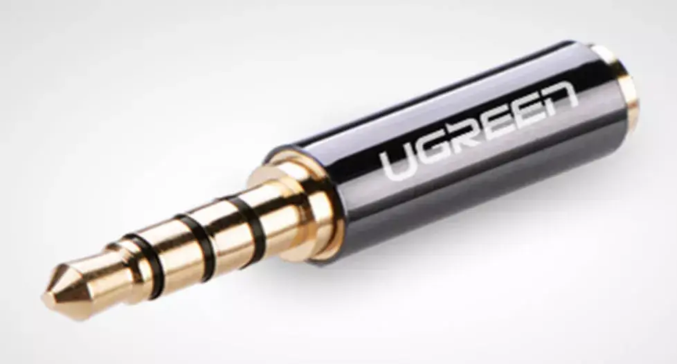 Адаптер Ugreen 2.5 мм на 3.5 мм черный 20502 Photo 6