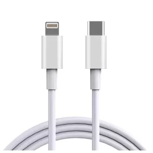 Кабель Lightning — USB-C GoodBuy GBDCLU2MWH 18W, 200 см, белый