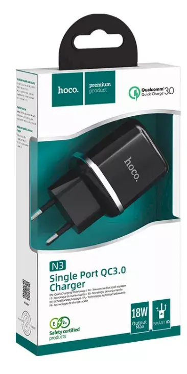 HOCO N3 travel charger 18W Quick Charge 3.0 Photo 3