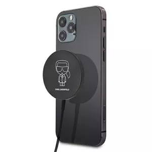Induction Charger Karl Lagerfeld KLCBMSIKBK 15W MagSafe wireless charger, 0.4 kg