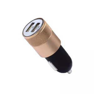 Autolādētājs GoodBuy M-06 2x USB 2,4A zelta, 0,052 kg