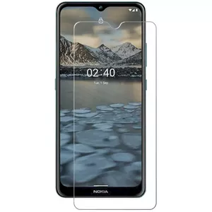 Закалённое стекло защитное fusion accessories для Nokia 2.4 — твёрдость 9H, 2.5D скошенные края