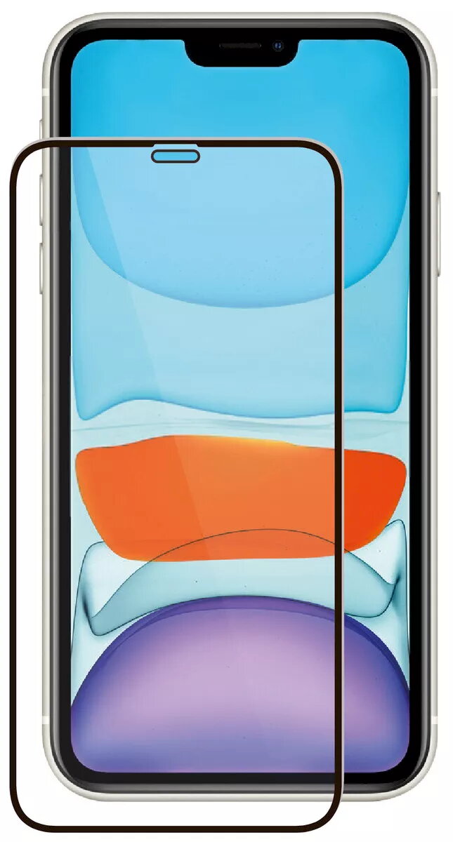Ekrāna aizsargstikls fusion accessories 5D pilna