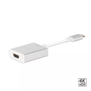 Fusion Multimedia Adapter Type-C to HDMI (4K @ 30Hz, 1080P @ 60Hz) Silver