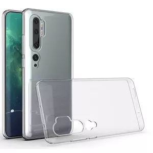 Protective back case fusion accessories for Xiaomi Mi Note 10 Pro, 0.3 mm transparent silicone