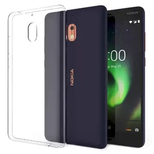 Fusion Accessories silicone back case for Nokia 2.1, transparent, 0.5 mm