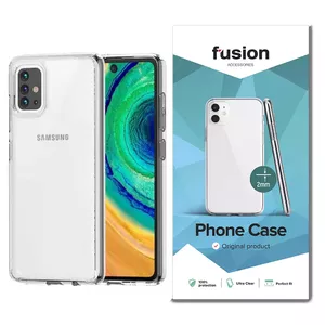 Silicone Case for Samsung Galaxy S20 Ultra 5G by fusion accessories, transparent, 2 mm