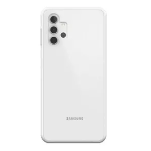 Silikona aizmugures vāciņš Samsung Galaxy A32 5G no fusion accessories ar mirdzumu un pielipinošu iekšējo slāni, sarkans
