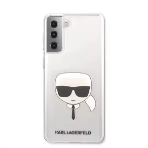 KLHCS21MKTR Karl Lagerfeld PC/TPU Head Cover for Samsung Galaxy S21+ Transparent