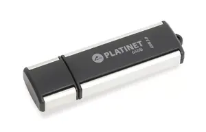 USB zibatmiņa PLATINET PMFU364 64GB, USB 3.2 Gen 1 (USB 3.0), Type-A, melna