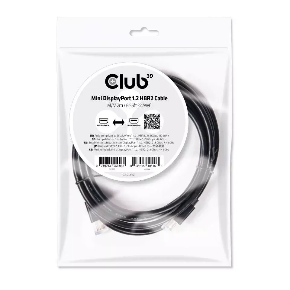 Кабель Mini DisplayPort CLUB3D CAC-2161 Photo 3