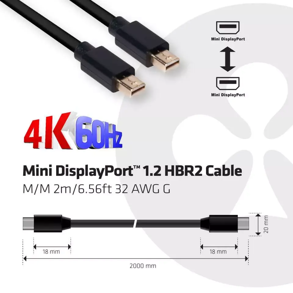 Кабель Mini DisplayPort CLUB3D CAC-2161 Photo 4