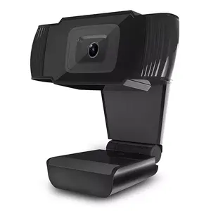 Webcam Powerton PWCAM1 — 2 MP, 1280×720 USB, clip/stand, black