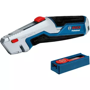 Utility knife Bosch 1 600 A02 7M5 Blue Razor blade 6.3 cm