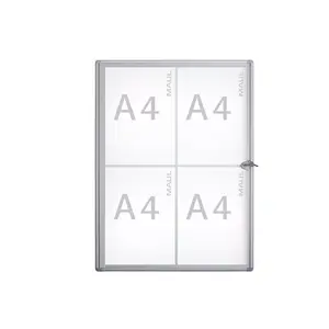 MAULextraslim Aluminium Display Board MAUL 655x491mm 4xA4