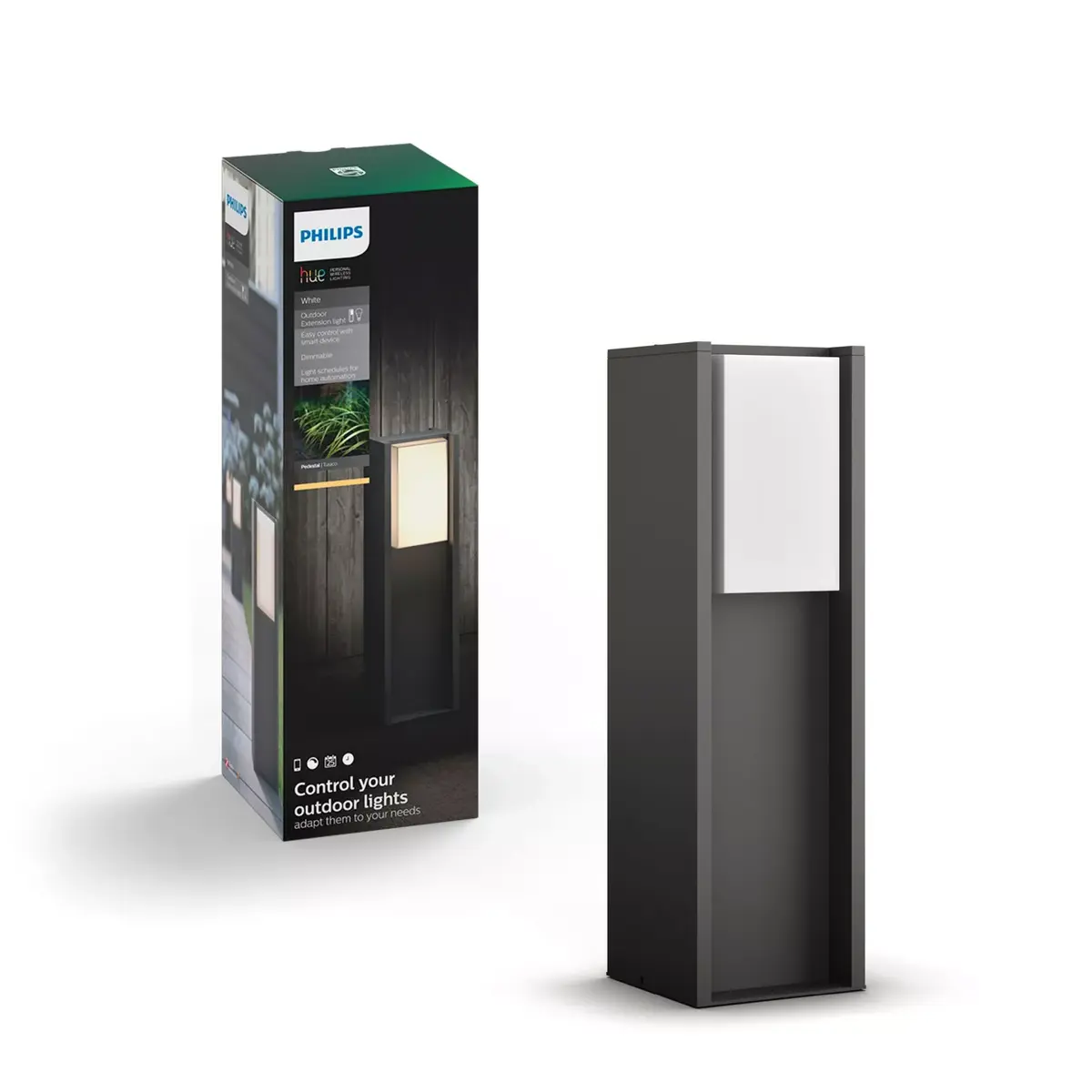 Outdoor pedestal lighting Philips Hue White Turaco Photo 3
