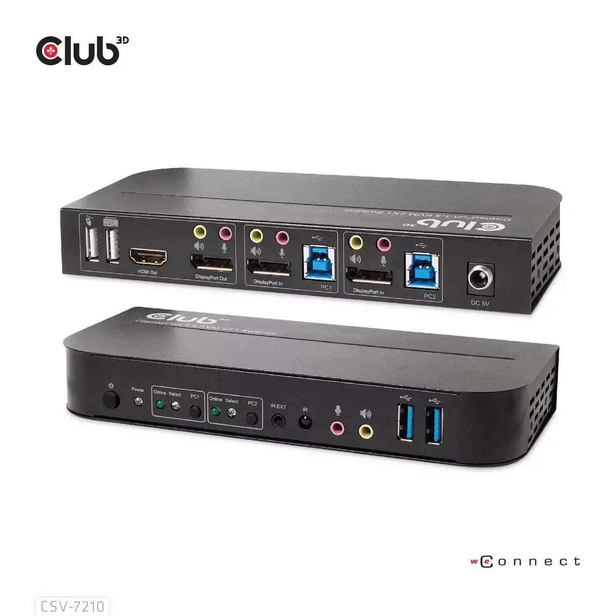 KVM переключатель CLUB3D DisplayPort HDMI CSV-7210 Photo 3