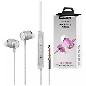 SOMOSTEL SMS-CS03 In-Ear Headphones with 3.5mm Connector and Bass Enhancement