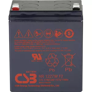 AGM Battery 27W@15min F2 6.5Ah 3-5y HR1227WF2