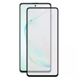 Защитное стекло Fusion 5D Full Glue с рамкой для Samsung Galaxy Note 10 Lite черное