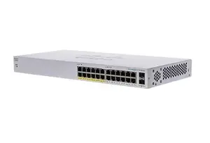 Коммутатор Cisco CBS110 неуправляемый L2 24x Gigabit (10/100/1000) с PoE, 1U, серый