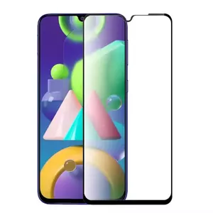 Защитное стекло Fusion 5D Full Glue с рамкой для Samsung Galaxy A03S черное